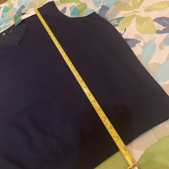 Sweater vest - Navy - Picture 3 of 9